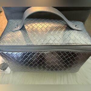 Brand New Silver Cosmetic Pouch